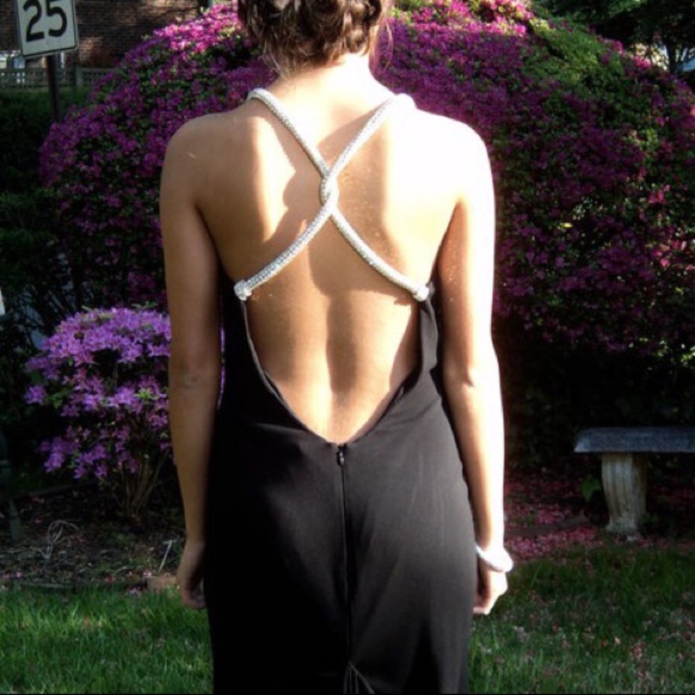 Beautiful black Nicole Bakti gown